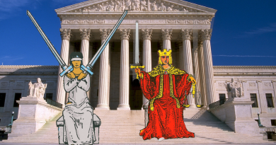 Collage Two Swords Justice Supreme Court